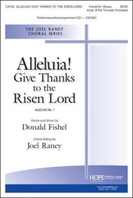 Alleluia! Give Thanks to the Risen Lord SATB choral sheet music cover Thumbnail